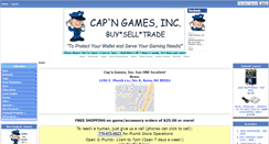 Desktop Screenshot of capngames.com